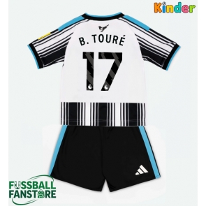 Newcastle United Bazoumana Toure #17 Replik Heimtrikot Kinder 2026-27 Kurzarm (+ Kurze Hosen)